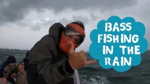 Bass Fishing in Rain