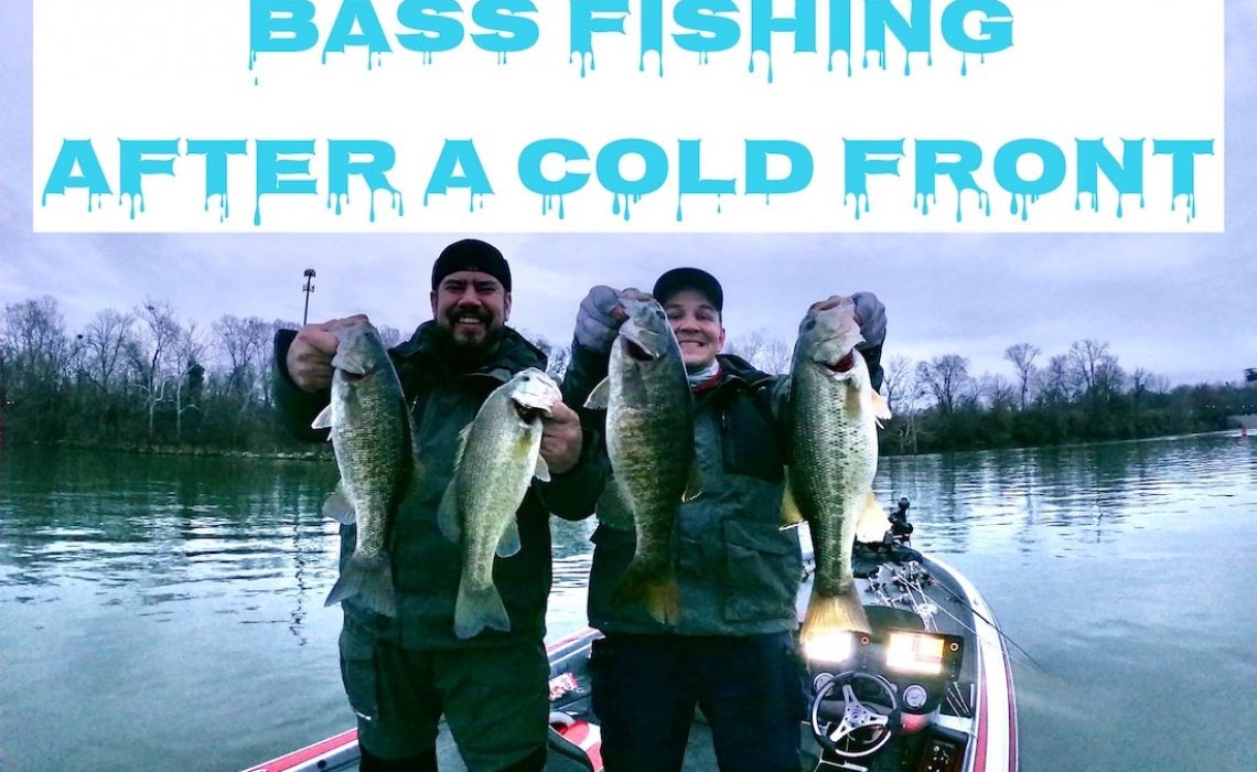 Bass fishing after cold front